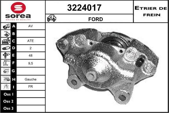 Sera 3224017 - Спирачен апарат vvparts.bg