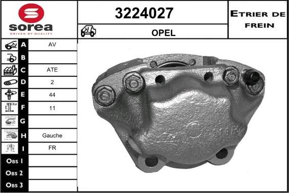 Sera 3224027 - Спирачен апарат vvparts.bg