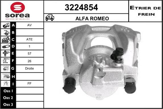 Sera 3224854 - Спирачен апарат vvparts.bg