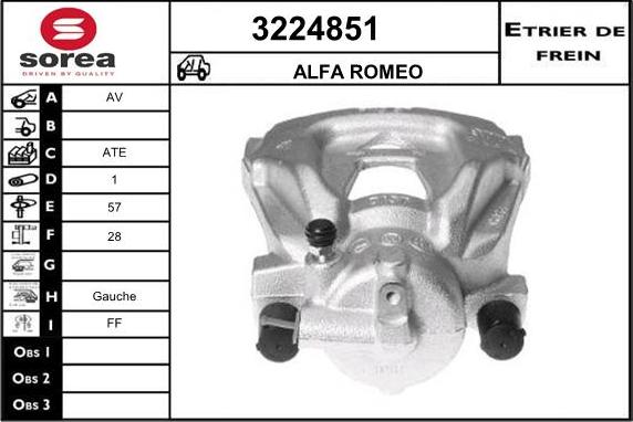 Sera 3224851 - Спирачен апарат vvparts.bg