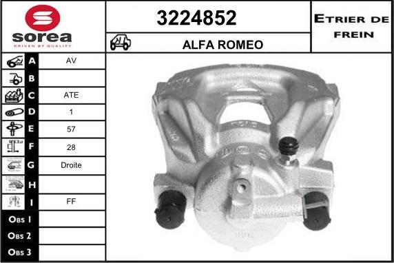 Sera 3224852 - Спирачен апарат vvparts.bg