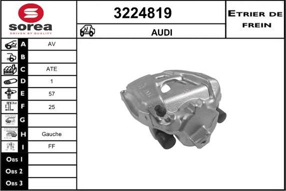 Sera 3224819 - Спирачен апарат vvparts.bg