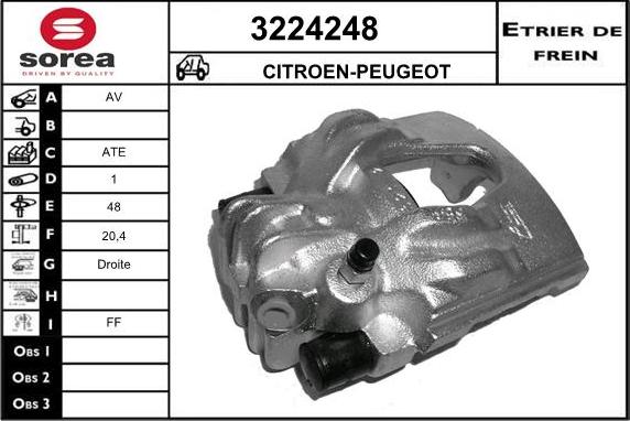 Sera 3224248 - Спирачен апарат vvparts.bg