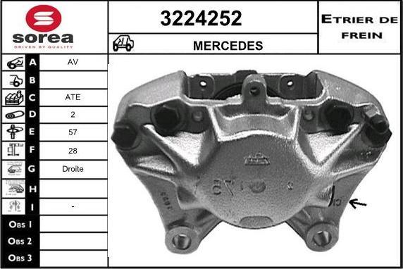 Sera 3224252 - Спирачен апарат vvparts.bg