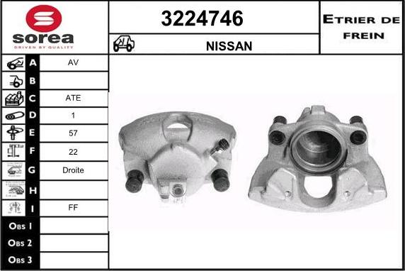 Sera 3224746 - Спирачен апарат vvparts.bg