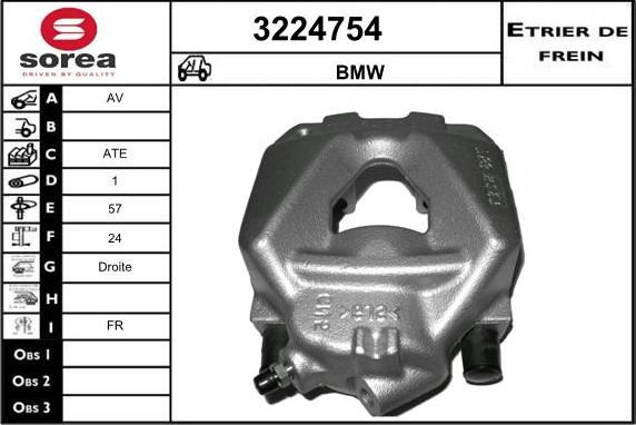 Sera 3224754 - Спирачен апарат vvparts.bg