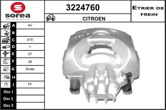 Sera 3224760 - Спирачен апарат vvparts.bg