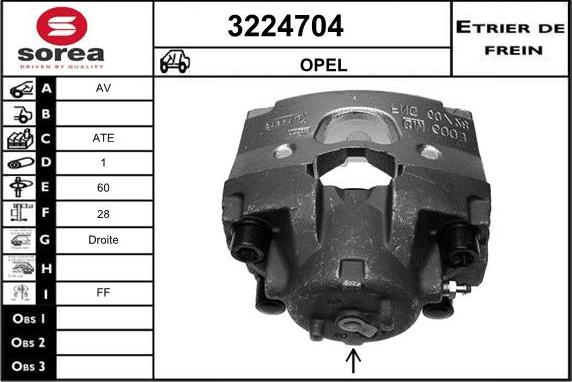 Sera 3224704 - Спирачен апарат vvparts.bg