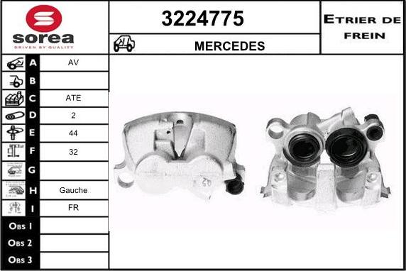 Sera 3224775 - Спирачен апарат vvparts.bg