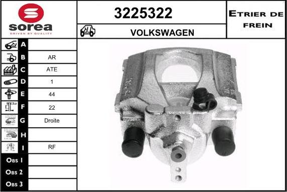 Sera 3225322 - Спирачен апарат vvparts.bg