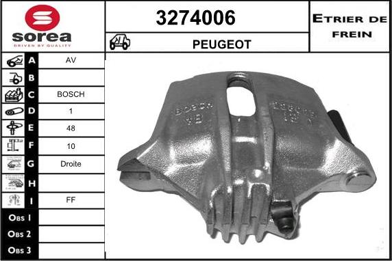 Sera 3274006 - Спирачен апарат vvparts.bg