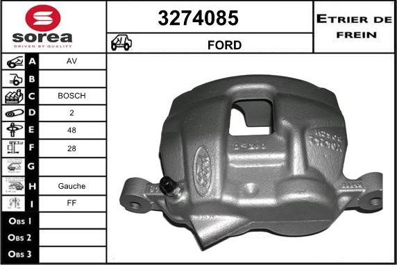 Sera 3274085 - Спирачен апарат vvparts.bg