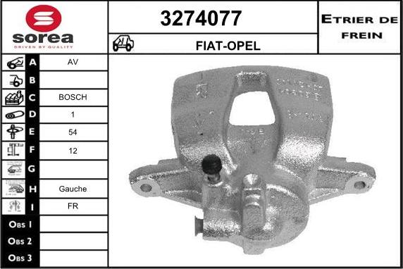 Sera 3274077 - Спирачен апарат vvparts.bg