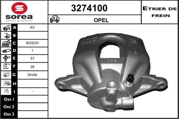 Sera 3274100 - Спирачен апарат vvparts.bg