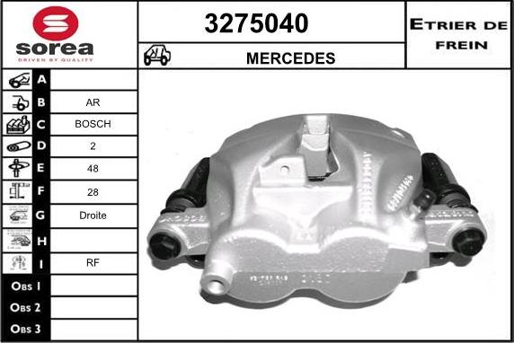 Sera 3275040 - Спирачен апарат vvparts.bg