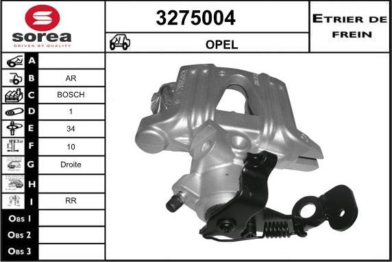 Sera 3275004 - Спирачен апарат vvparts.bg