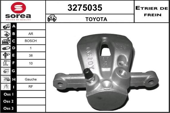 Sera 3275035 - Спирачен апарат vvparts.bg