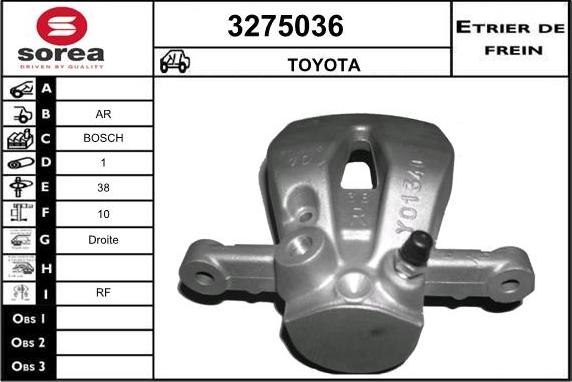 Sera 3275036 - Спирачен апарат vvparts.bg