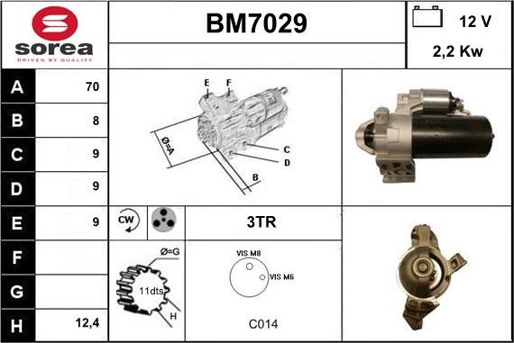 Sera BM7029 - Стартер vvparts.bg