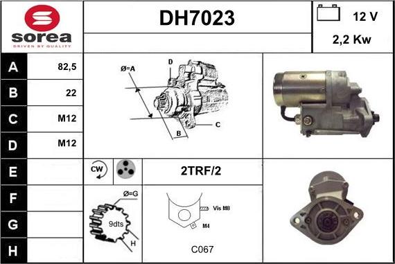 Sera DH7023 - Стартер vvparts.bg