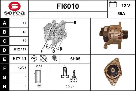 Sera FI6010 - Генератор vvparts.bg