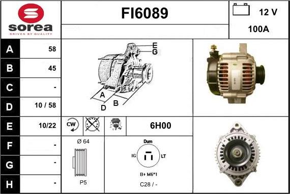 Sera FI6089 - Генератор vvparts.bg