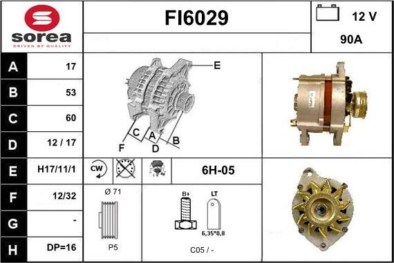 Sera FI6029 - Генератор vvparts.bg