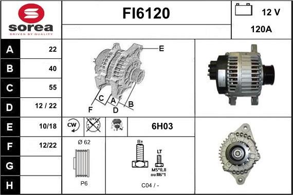 Sera FI6120 - Генератор vvparts.bg