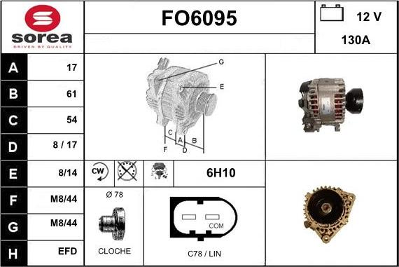 Sera FO6095 - Генератор vvparts.bg