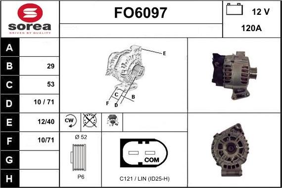 Sera FO6097 - Генератор vvparts.bg