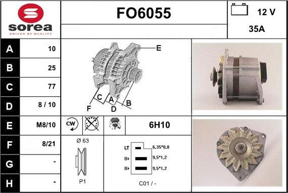 Sera FO6055 - Генератор vvparts.bg