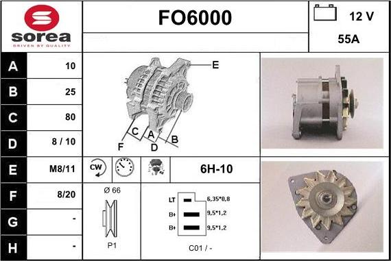 Sera FO6000 - Генератор vvparts.bg