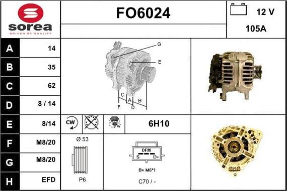 Sera FO6024 - Генератор vvparts.bg