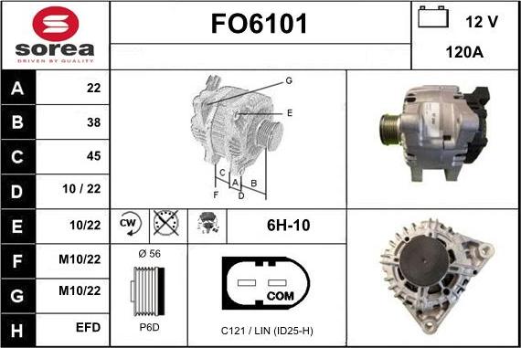 Sera FO6101 - Генератор vvparts.bg