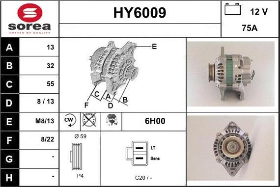 Sera HY6009 - Генератор vvparts.bg