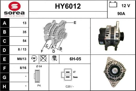 Sera HY6012 - Генератор vvparts.bg