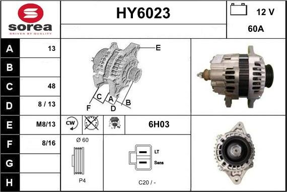 Sera HY6023 - Генератор vvparts.bg