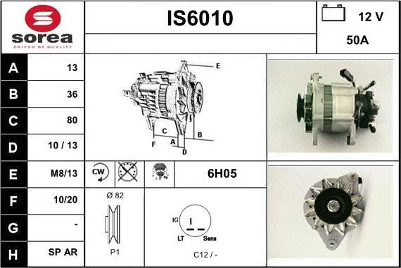 Sera IS6010 - Генератор vvparts.bg