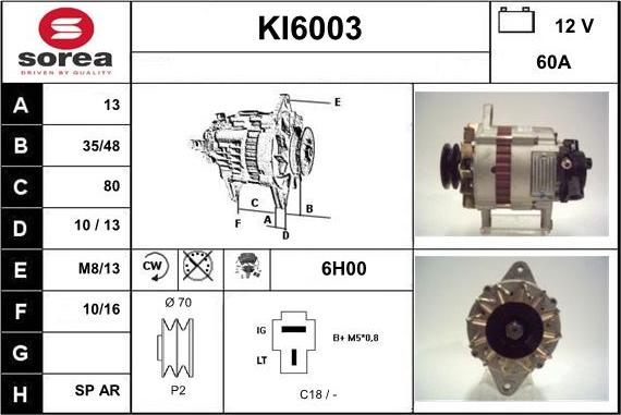 Sera KI6003 - Генератор vvparts.bg