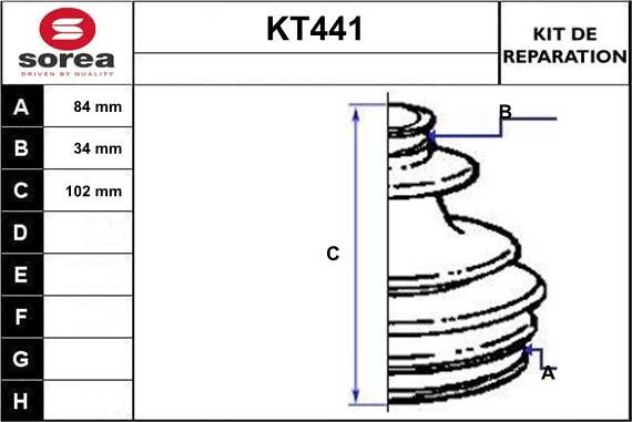 Sera KT441 - Маншон, полуоска vvparts.bg