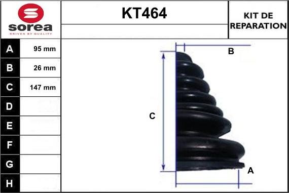 Sera KT464 - Маншон, полуоска vvparts.bg