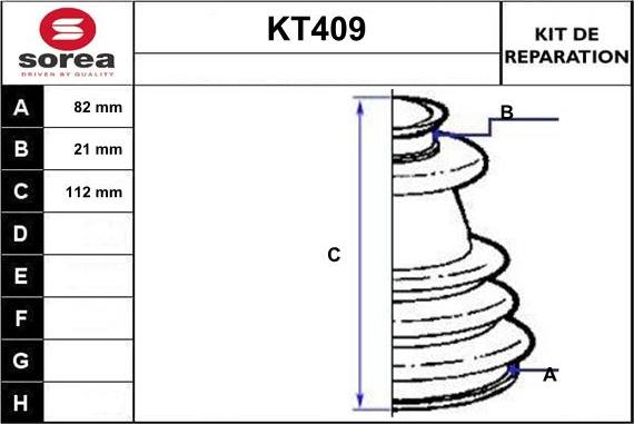 Sera KT409 - Маншон, полуоска vvparts.bg