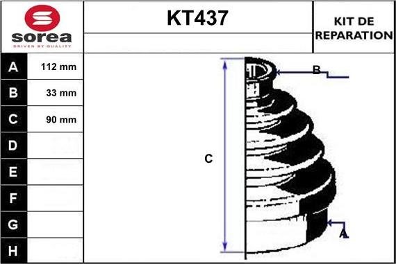 Sera KT437 - Маншон, полуоска vvparts.bg