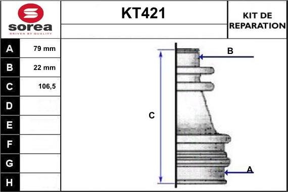 Sera KT421 - Маншон, полуоска vvparts.bg