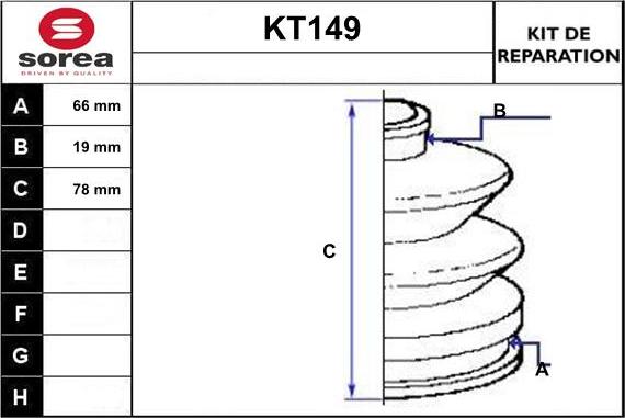 Sera KT149 - Маншон, полуоска vvparts.bg