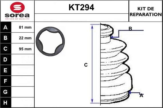 Sera KT294 - Маншон, полуоска vvparts.bg