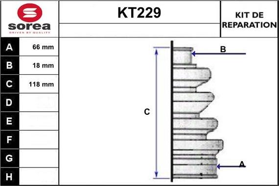 Sera KT229 - Маншон, полуоска vvparts.bg