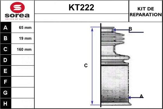 Sera KT222 - Маншон, полуоска vvparts.bg