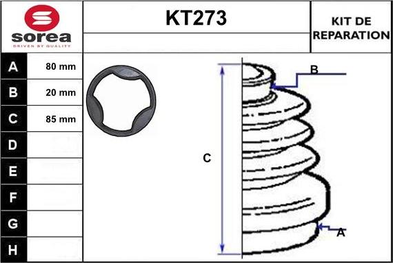 Sera KT273 - Маншон, полуоска vvparts.bg