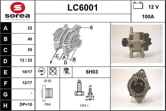 Sera LC6001 - Генератор vvparts.bg